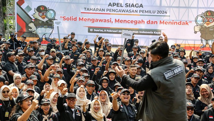 Apel Siaga Pengawasan Pemilu 2024 Di Semarang 169