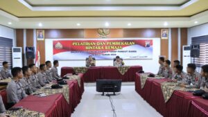 Jelang Pemilu 2024, Polres Rembang Gelar Pelatihan & Pembekalan Bintara Remaja