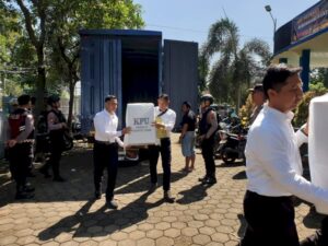 KPU dan Polres Batang Gelar Simulasi Pendistribusian Logistik Pemilu 2024