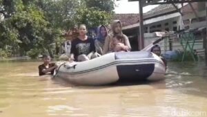 Ratusan Rumah di Jatibarang Brebes Terendam Banjir