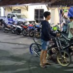 13 Sepeda Motor Ditahan Polisi Pati: Gunakan Knalpot Brong Dan