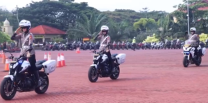 Kereen…!! Aksi Tim Safety Ridding Ditlantas Polda Aceh