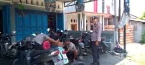 Polsek Sluke Rembang Sosialisasi Larangan Knalpot Brong Sasar Bengkel Motor