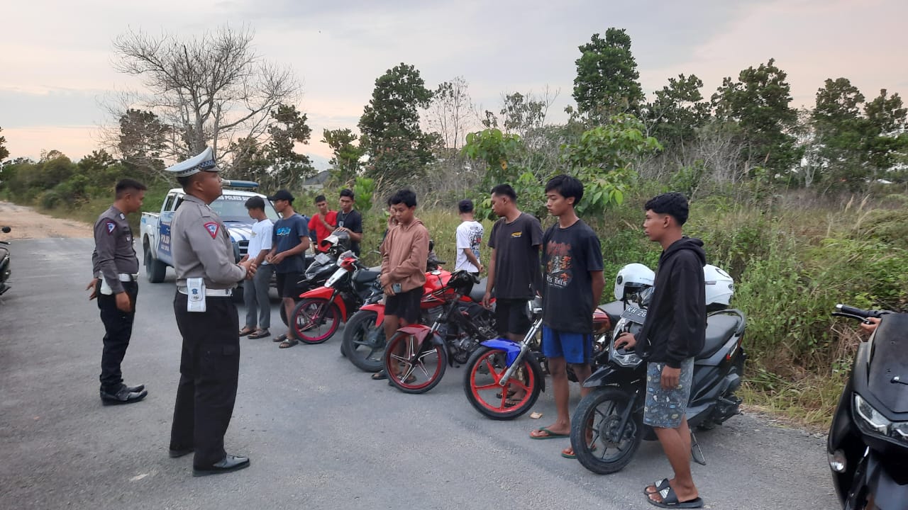 Antispasi Gangguan Kamtibmas, Satlantas Polres Sukamara Laksanakan Patroli Rutin