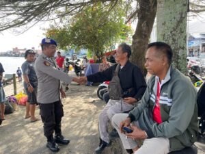 Beri Sosialisasi, Satuan Polisi Perairan Polres Sukamara Tangkal Paham Radikalisme