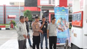 Pastikan Kesesuaian Penjualan BBM, Polresta Banyumas Sidak SPBU