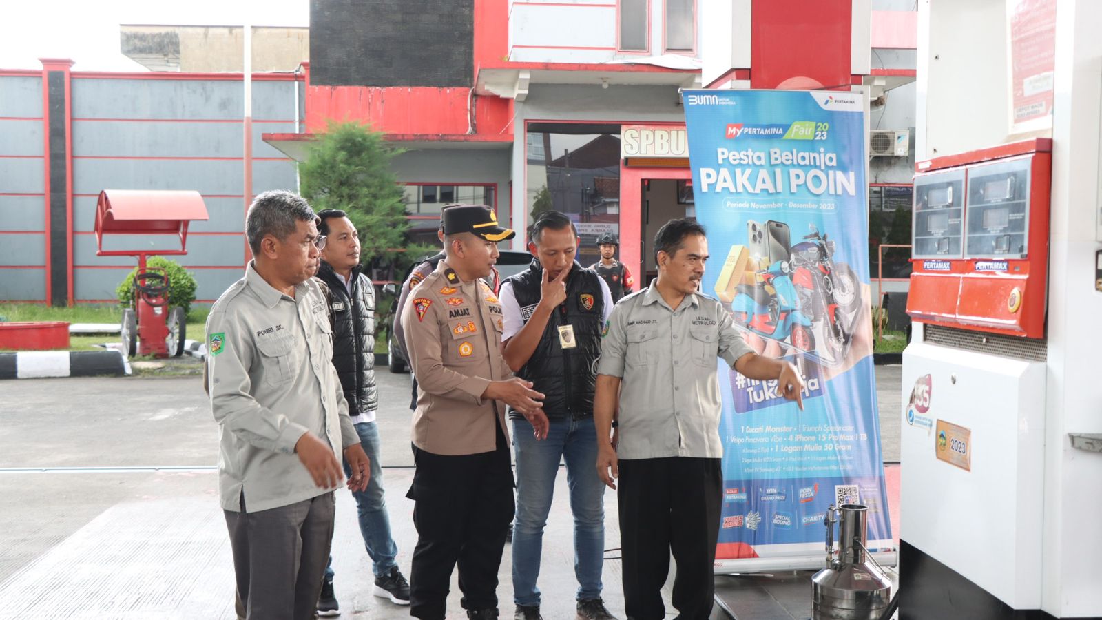 Cegah Kecurangan, Polresta Banyumas Sidak Spbu