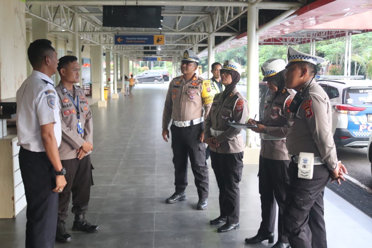 Ditlantas Cek Kesiapan Pelabuhan Bandara Dan Terminal Di Sampit Jelang