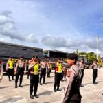 Gelar Latihan Pengaturan, Ditsamapta Polda Kalteng Tingkatkan Kemampuan Personel