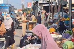 2 Pasar Tumpah di Brebes, Rawan Macet Saat Arus Mudik Lebaran