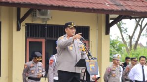 Jelang Ops Keselamatan Candi 2024, Polres Rembang Laksanakan Apel Gelar Pasukan