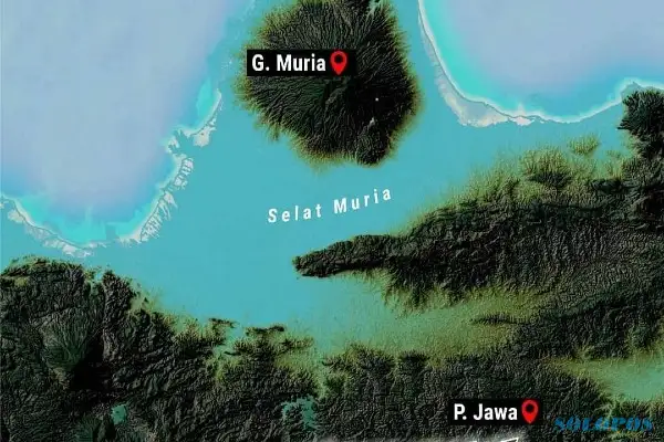 Ilustrasi Keberadaan Selat Muria