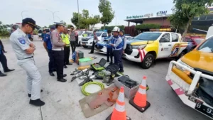 Bersiap Sambut Arus Mudik Lebaran, Satlantas Polres Boyolali Terapkan Aturan bagi Kendaraan Berat