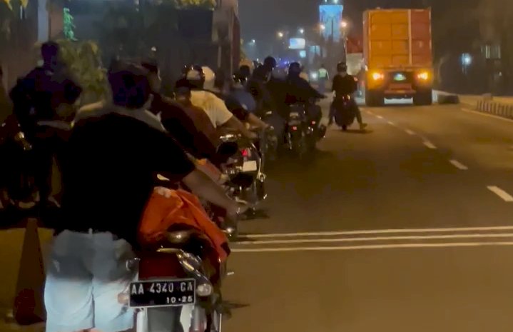 Joki Balap Liar Dan Penonton Terjaring Razia Satlantas Polres Semarang