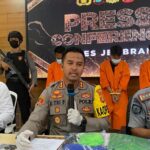 Kapolres Jembrana Gelar Press Release Ungkap 4 Kasus Narkotika