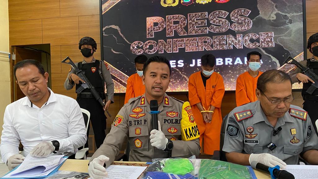 Kapolres Jembrana Gelar Press Release Ungkap 4 Kasus Narkotika