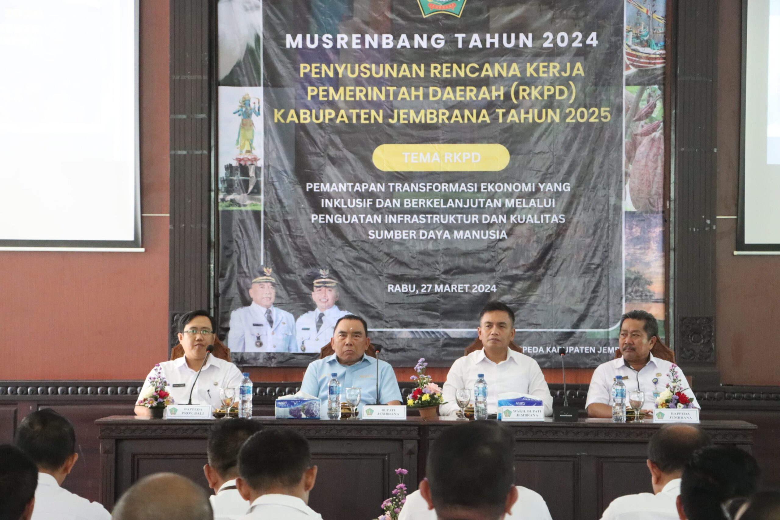 Kapolres Jembrana Hadiri Musrenbang Penyusunan Rkpd Kabupaten Jembrana