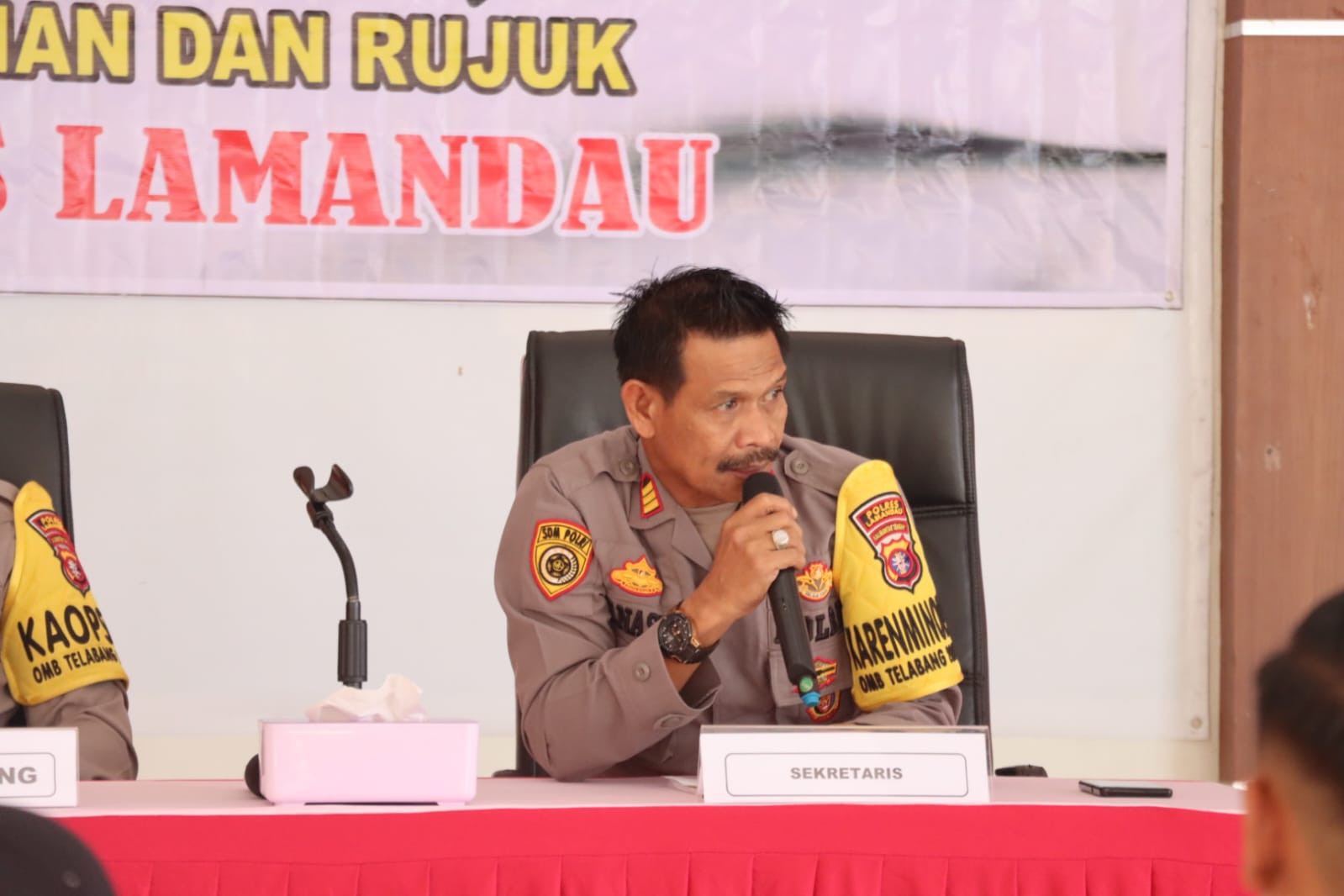 Kapolres Lamandau Beri Pesan Anggota Yang Melaksanakan Sidang Bp4r