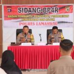 Kapolres Lamandau Beri Pesan Personil Yang Melaksanakan Sidang Bp4r