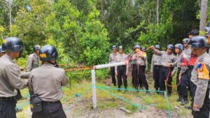 Outbound Siswa SPN Polda Kalteng Diisi Berbagai Permainan Edukasi