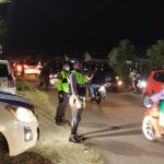 Patroli Malam, Ditlantas Polda Kalteng Wujudkan Kamseltibcarlantas Di Malam Paskah