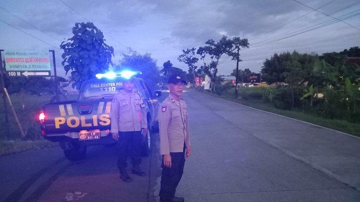 Personel Polres Sukoharjo Saat Melakukan Pa