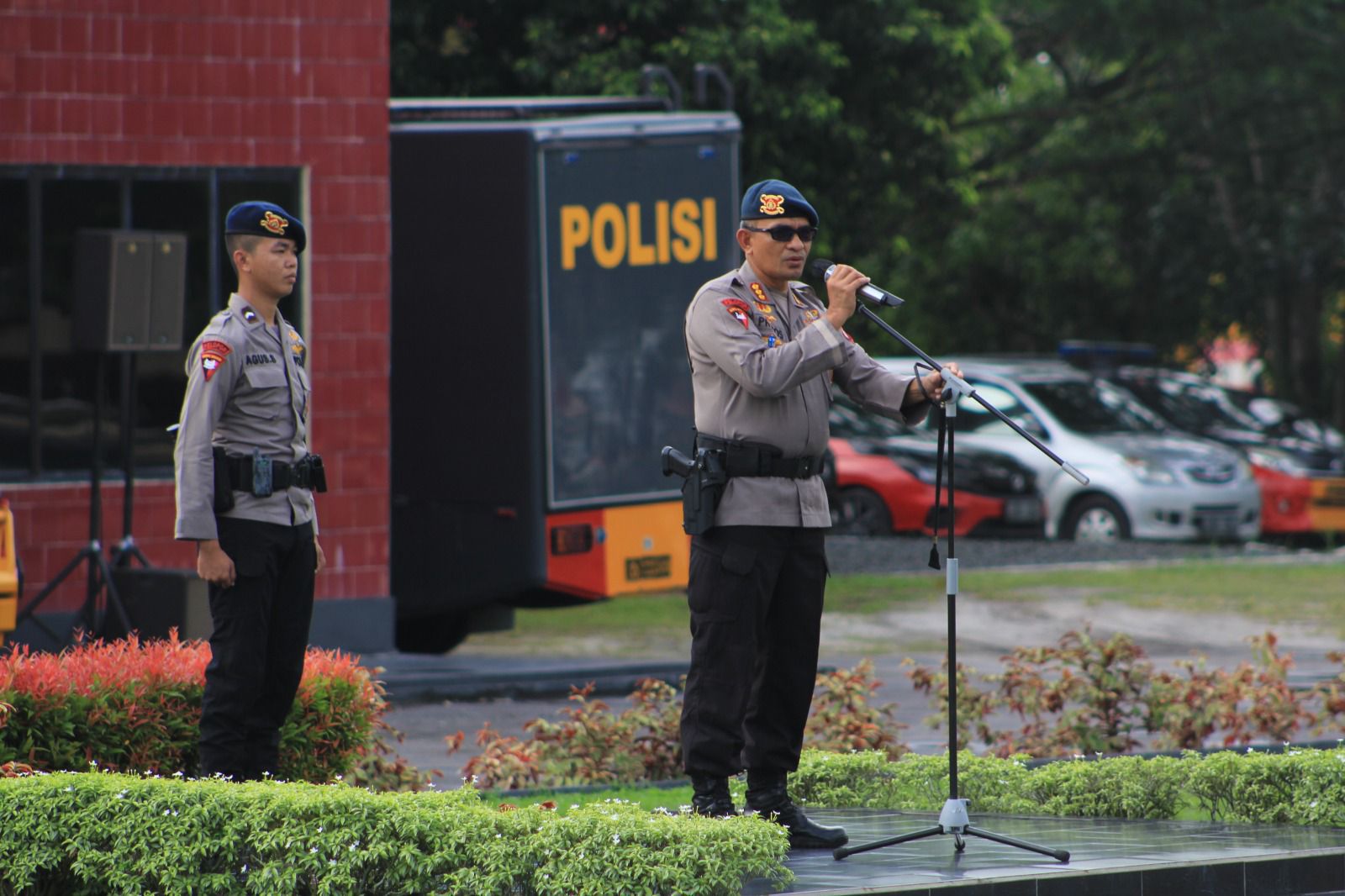 Pimpin Apel Satuan, Dansatbrimob Tekankan Kedisiplinan Dan Hindari Pelanggaran