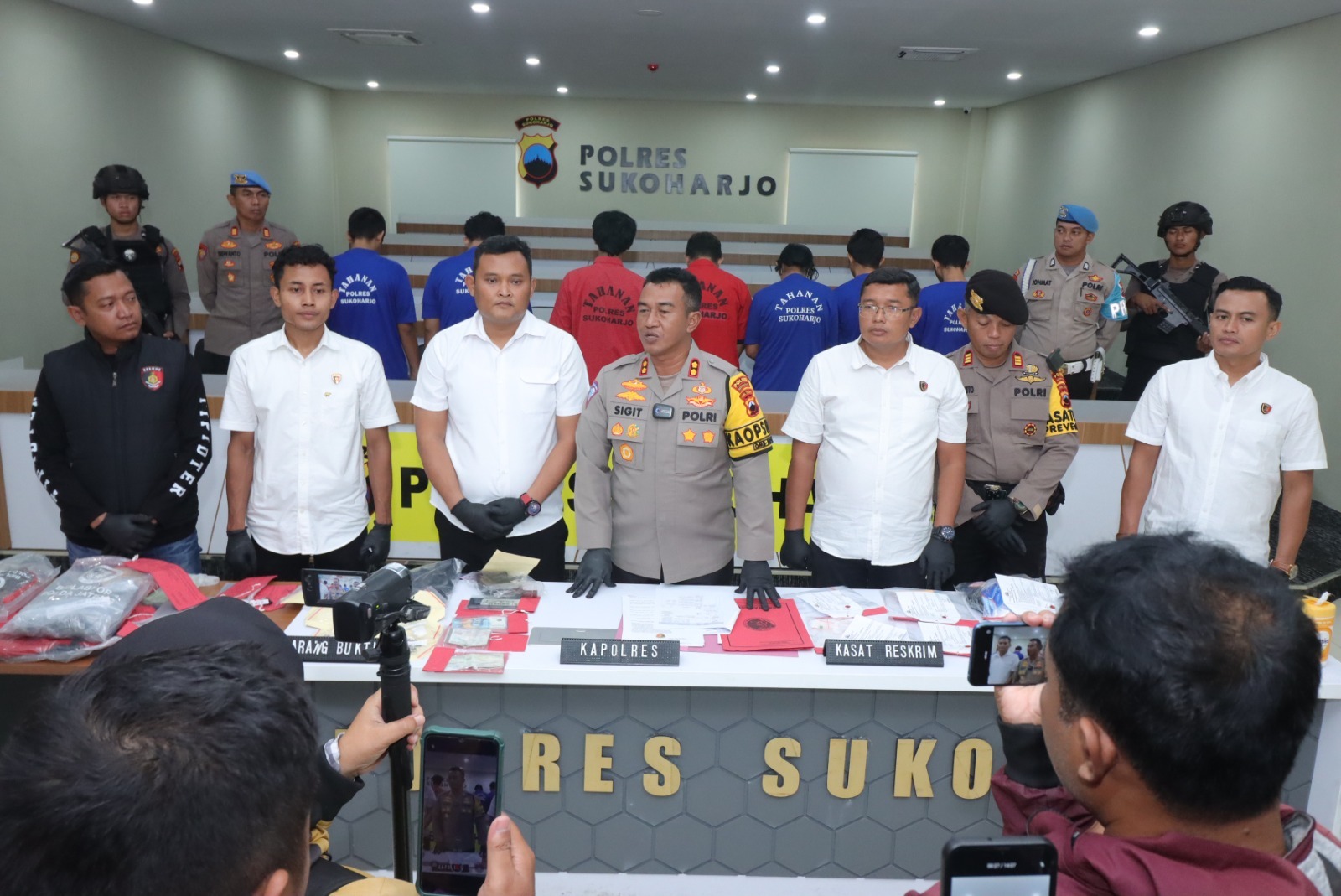 Polres Sukoharjo Amankan 20 Orang Selama Operasi Pekat Candi 2024