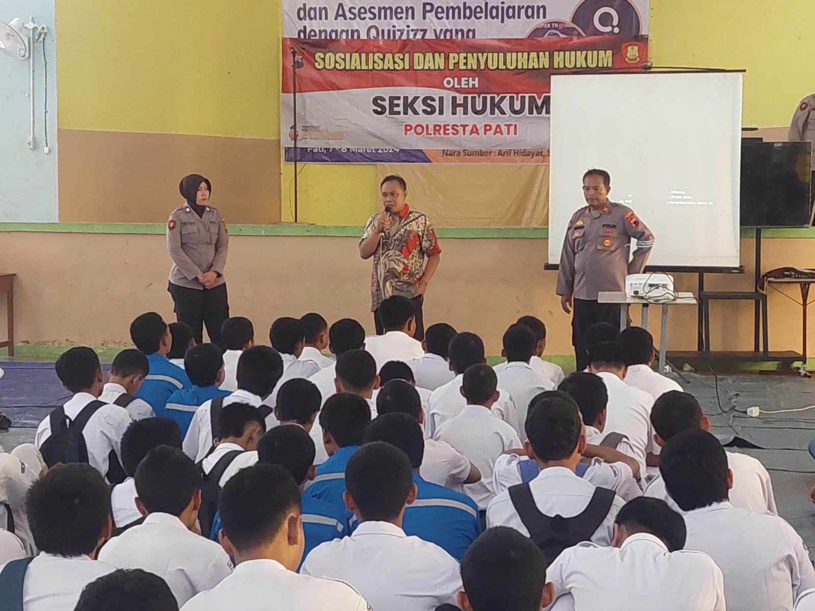 Polresta Pati Gelar Pembekalan Hukum Bagi Siswa Smk Negeri 4