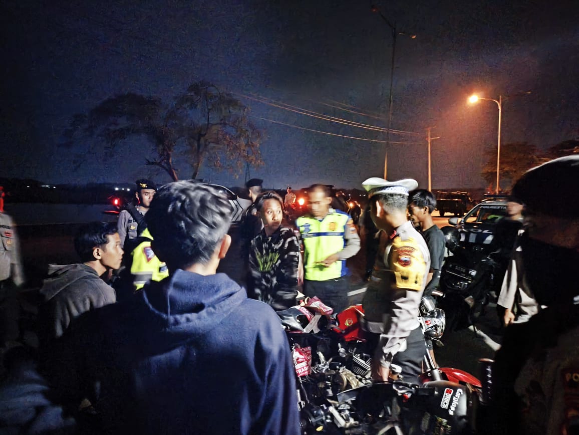 Razia Malam Minggu: 13 Sepeda Motor Terjaring Knalpot Brong Dan