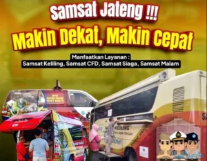 Samsat Keliling Sukoharjo Hari Ini 4 Maret 2024, Ini Jadwalnya