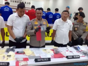 Jelang Lebaran, 3 Perantara Uang Palsu Dicokok Polisi di Kartasura Sukoharjo