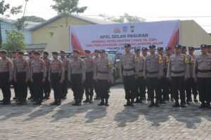 Laksanakan Apel Gelar Pasukan, Polres Sukoharjo Siap Sukseskan Operasi Keselamatan Candi 2024