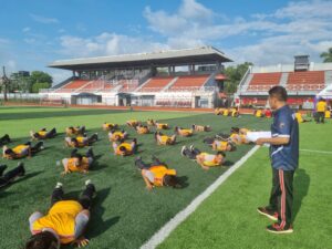 Stadion Joyokusumo Pati Jadi Saksi Pelaksanaan Tes Kesamaptaan Jasmani Anggota Polri