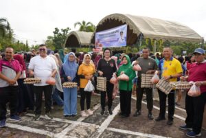 Bersinergi, Kapolres Lamandau Hadiri Car Free Day HUT ke-50 Korem 102/Panju Panjung