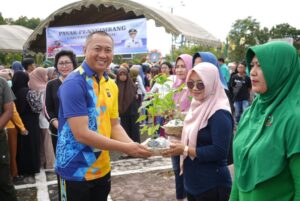 Kapolres Lamandau Hadiri Car Free Day HUT ke-50 Korem 102/Panju Panjung