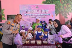 Rayakan HUT ke 44, Kemala Bhayangkari 22 Nanga Bulik Gelar Olahraga & Market Day