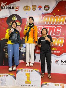 Briptu Bella Kanti Asih: Srikandi Polres Batang Raih Emas di Kejurnas Kapolri Cup 5 Taekwondo