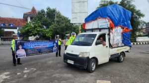 Ops Keselamatan Candi Hari Kedelapan, Polres Sukoharjo Beri Himbauan Pengendara