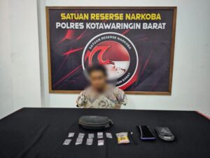 Polres Kobar Tangkap Seorang Pelaku Penyalahgunaan Narkotika Jenis Sabu