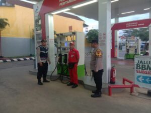 Jajaran Polresta Pati Cek Ukur Tera di SPBU Guna Cegah Kecurangan