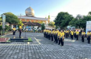 Kegiatan Olahraga Bersama Anggota Polres Jembrana