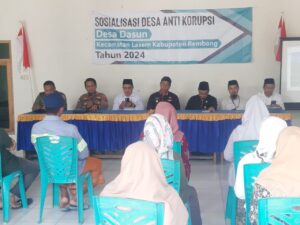 Giat Sosialisasi Desa Anti Korupsi di Desa Dasun Lasem Dihadiri Kapolsek Lasem