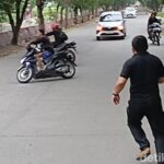 Balap Liar Di Jalan Kokrosono Kota Semarang Dibubarkan Polisi Jumat 132024 43