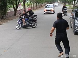 Balap Liar di Kokrosono Semarang Dibubarkan Polisi,Dua Motor Ditinggal Lari