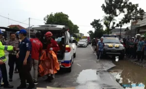 Kecelakaan di Benersari Sragen, Satu Orang Tewas