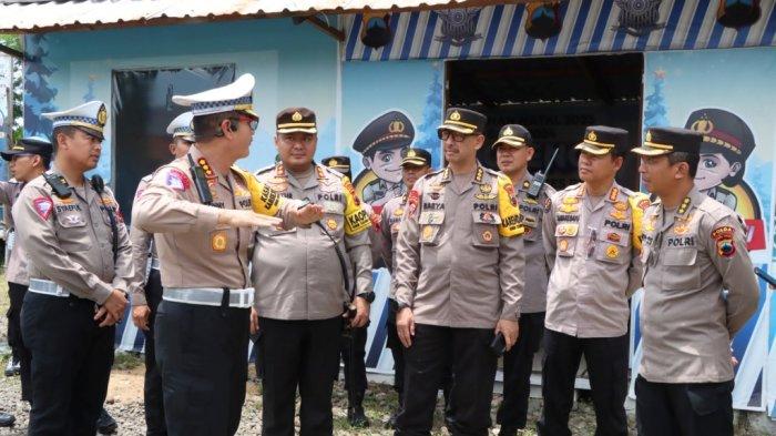 Pantauan Jalur Mudik Lebaran 2024 Di Brebes Oleh Pejabat Utama Polda Jateng