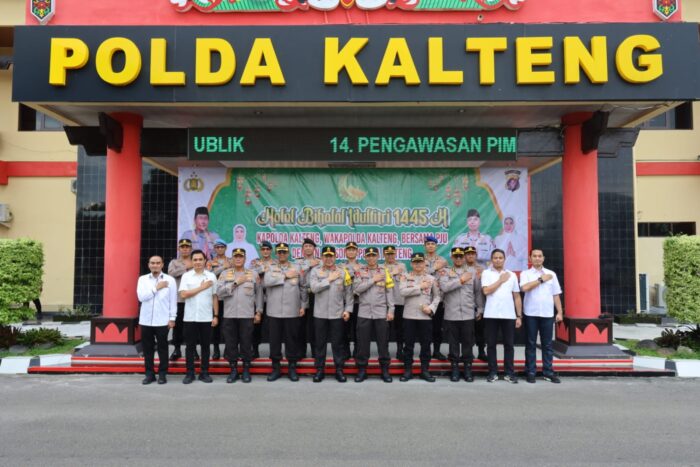 Halal Bihalal Di Polda Kalteng, Kapolda Tekankan Pejuang Tangguh Harus