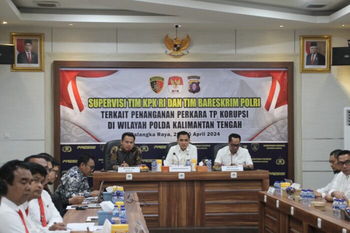 Rapat Dengar Pendapat Dengan Kpk Ri, Dirreskrimsus Polda Kalteng Berharap