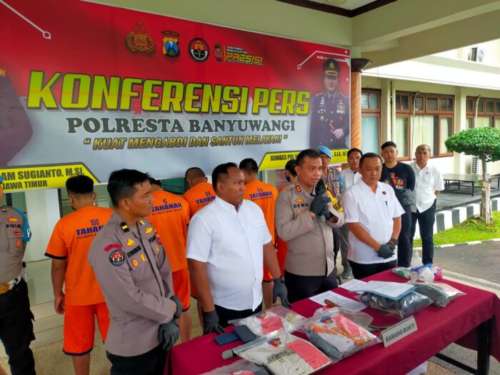 5 Orang Pengeroyok Anggota Perguruan Silat Di Banyuwangi Menjadi Tersangka